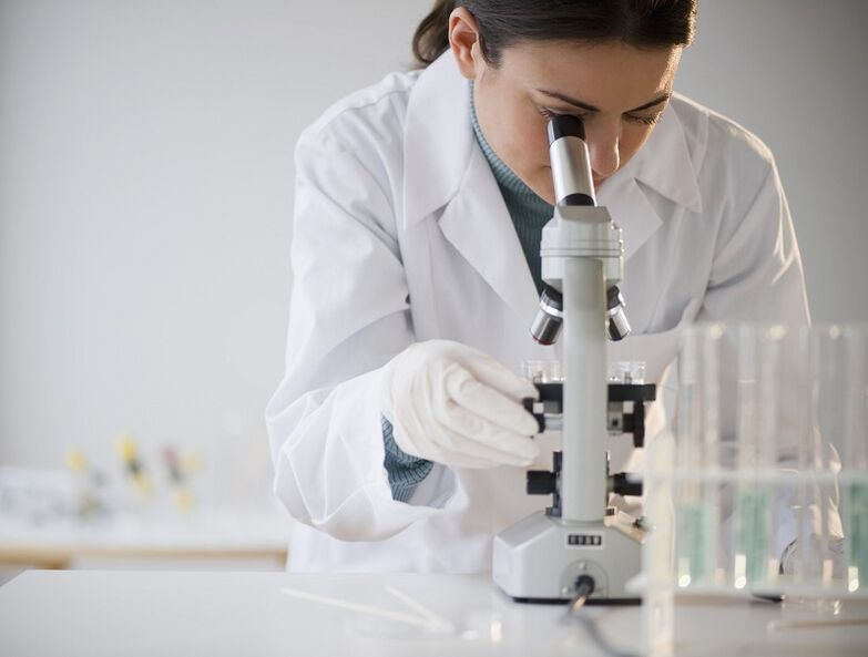 diagnosis of parasites in the human body